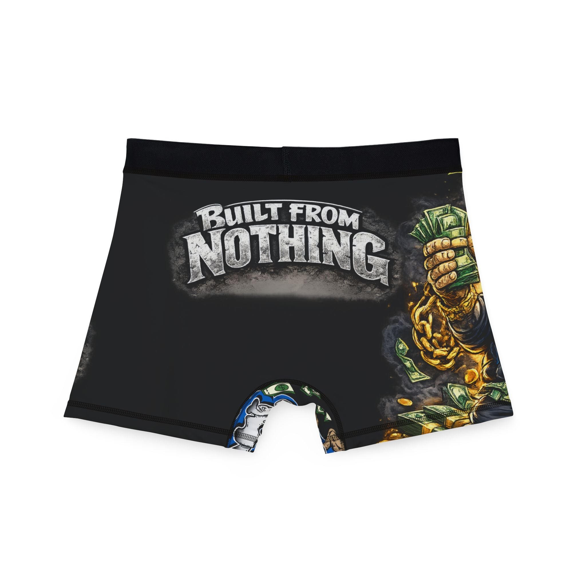 Men's Boxers (Black) | Blue Goonie "Built from Nothing"