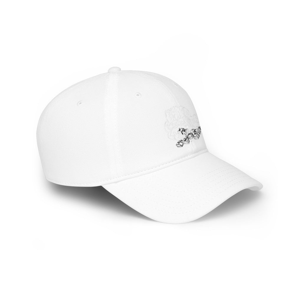 Low Profile Baseball Cap White Band Goonies Logo