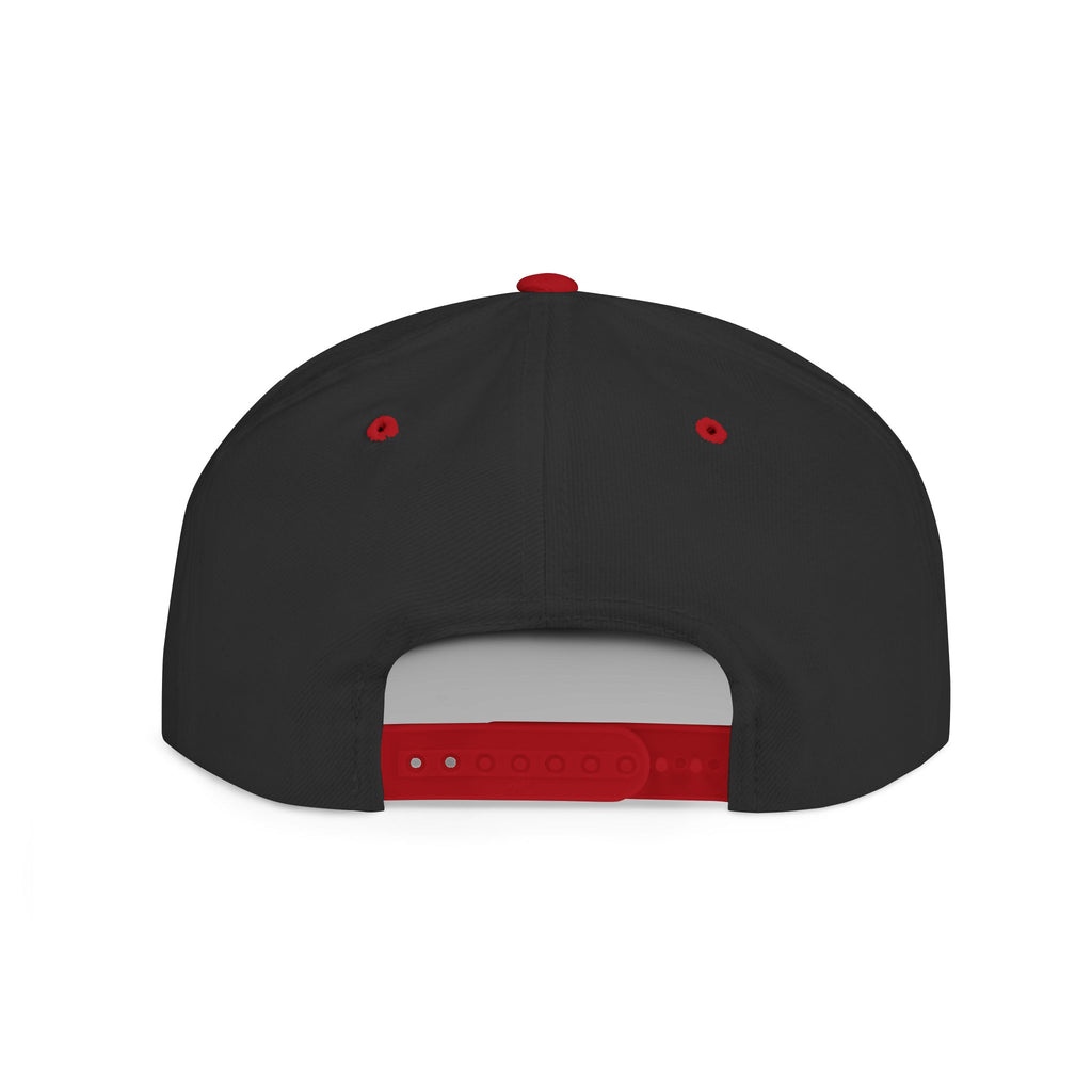 Flat Bill Snapback White Band Goonies Logo