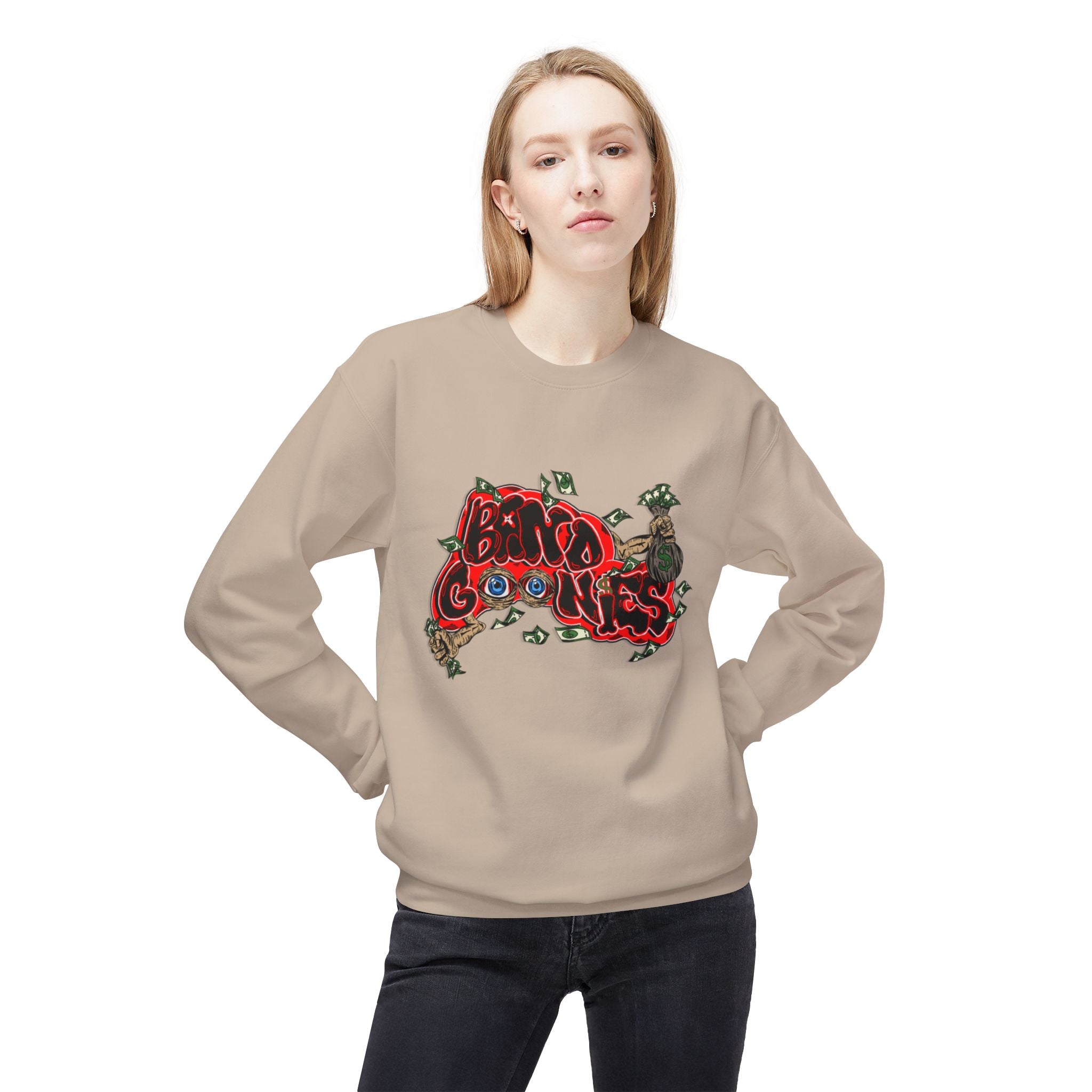Midweight Soft Style Fleece Crewneck Sweatshirt