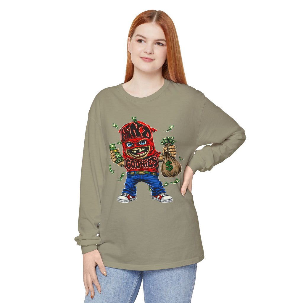 Garment-Dyed Long Sleeve T-Shirt | Red Band Goonie