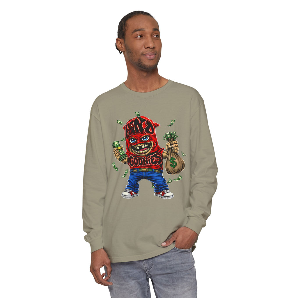 Garment-Dyed Long Sleeve T-Shirt | Red Band Goonie