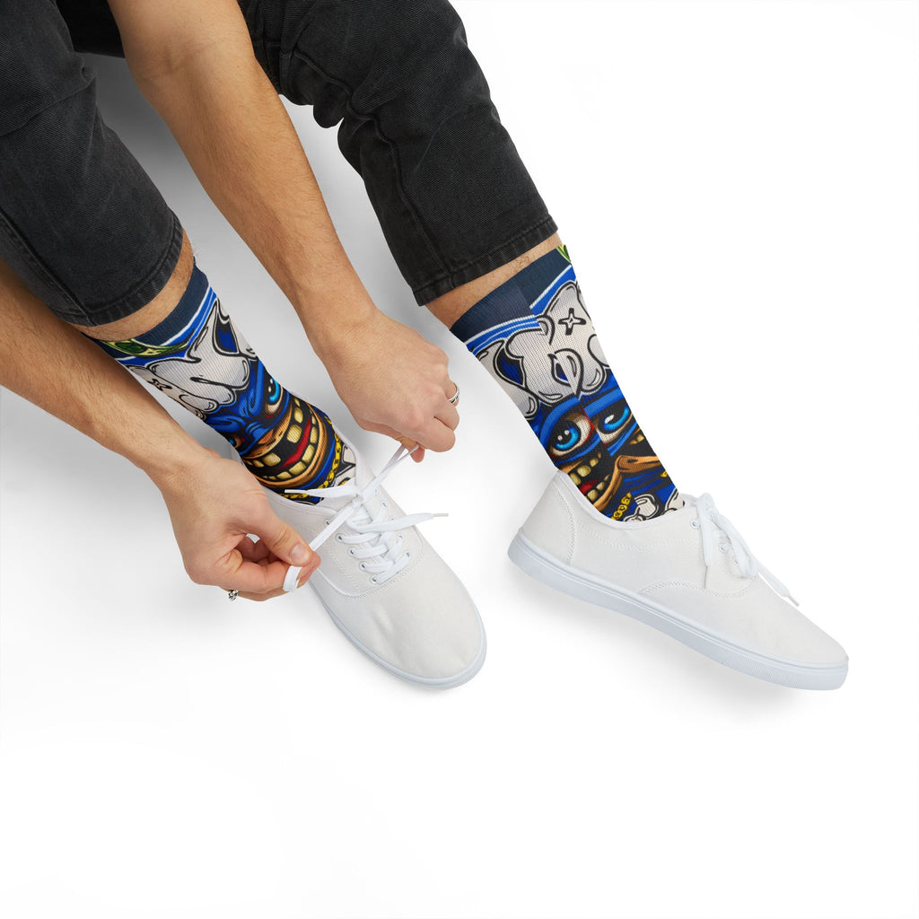 Blue Goonie Socks