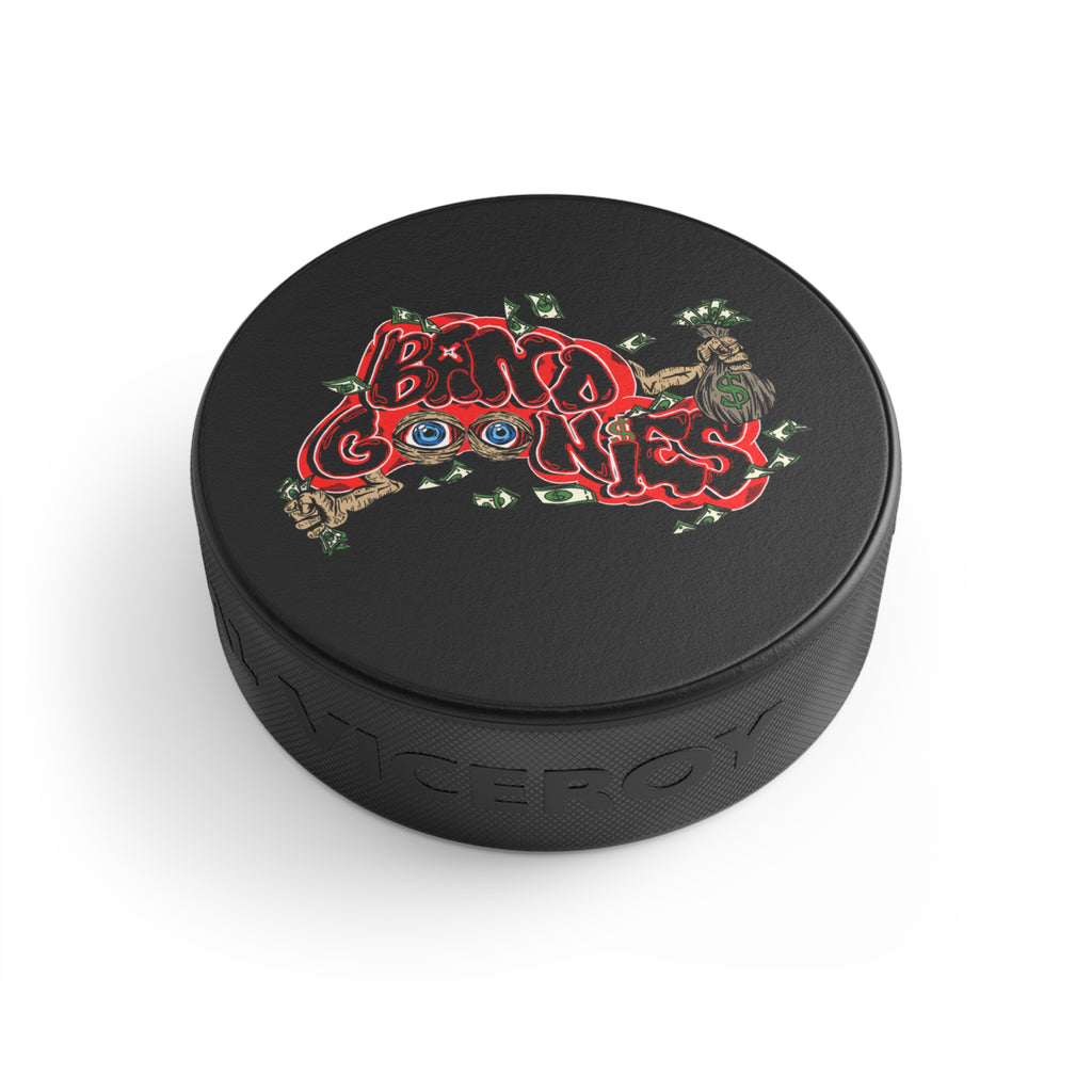 Hockey Puck | Black & Red