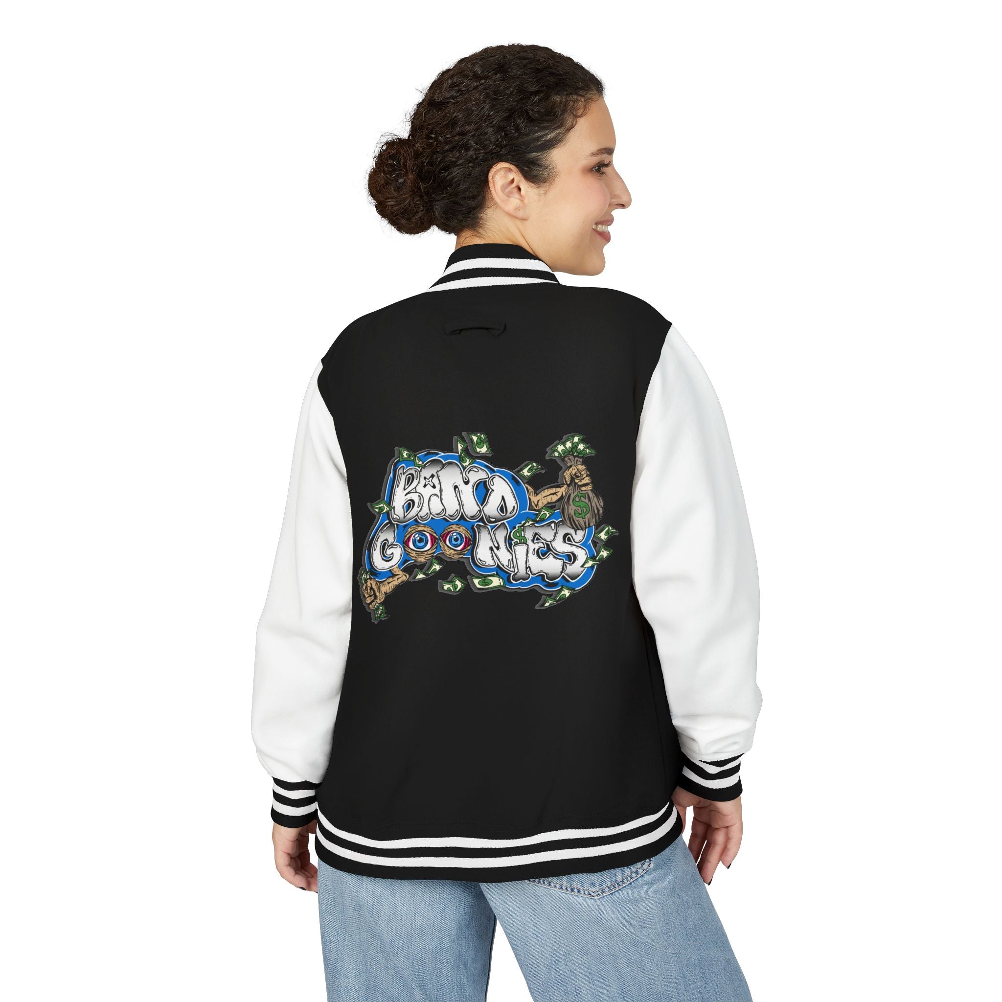 Blue Band Goonies Unisex Heavyweight Letterman Jacket
