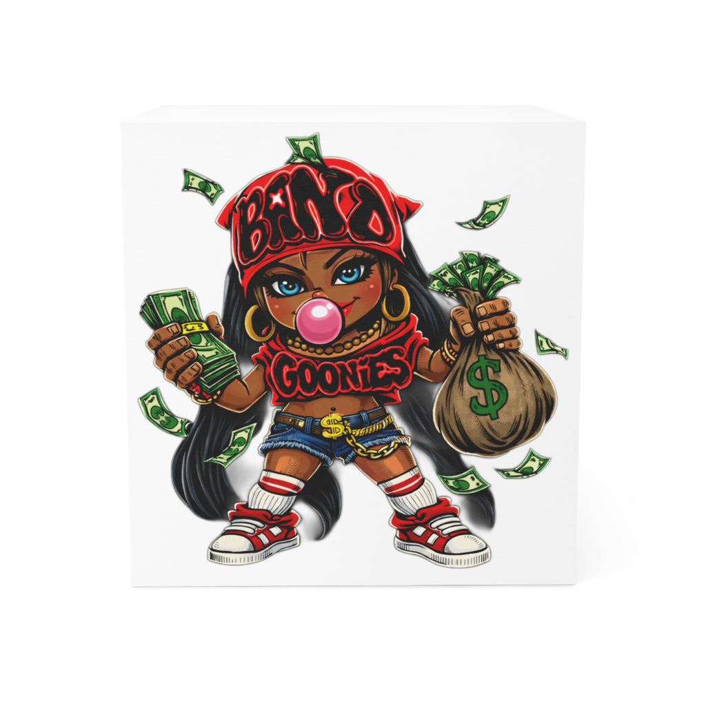 Red Girl Goonie Note Cube (700 Sheets)