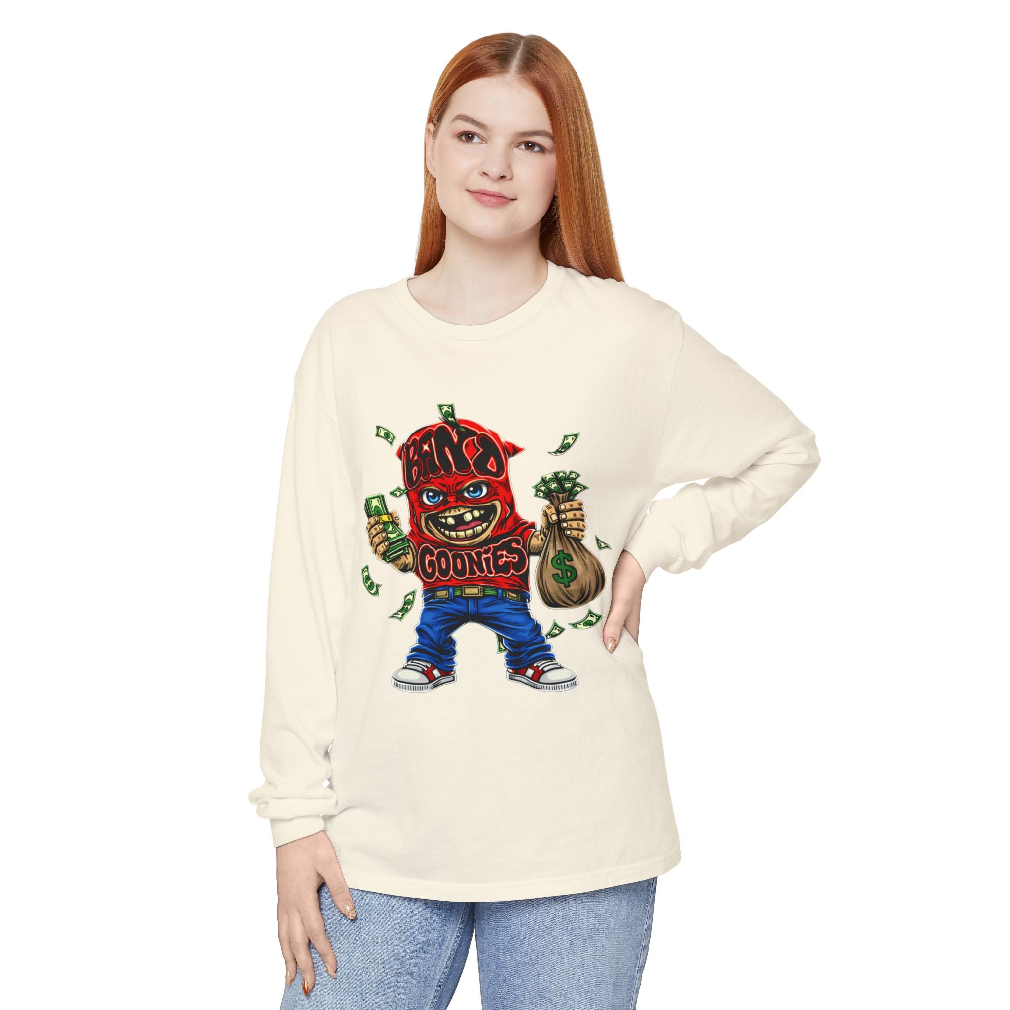 Unisex Garment-dyed Long Sleeve T-Shirt