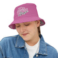 Pink & White Band Goonies Bucket Hat