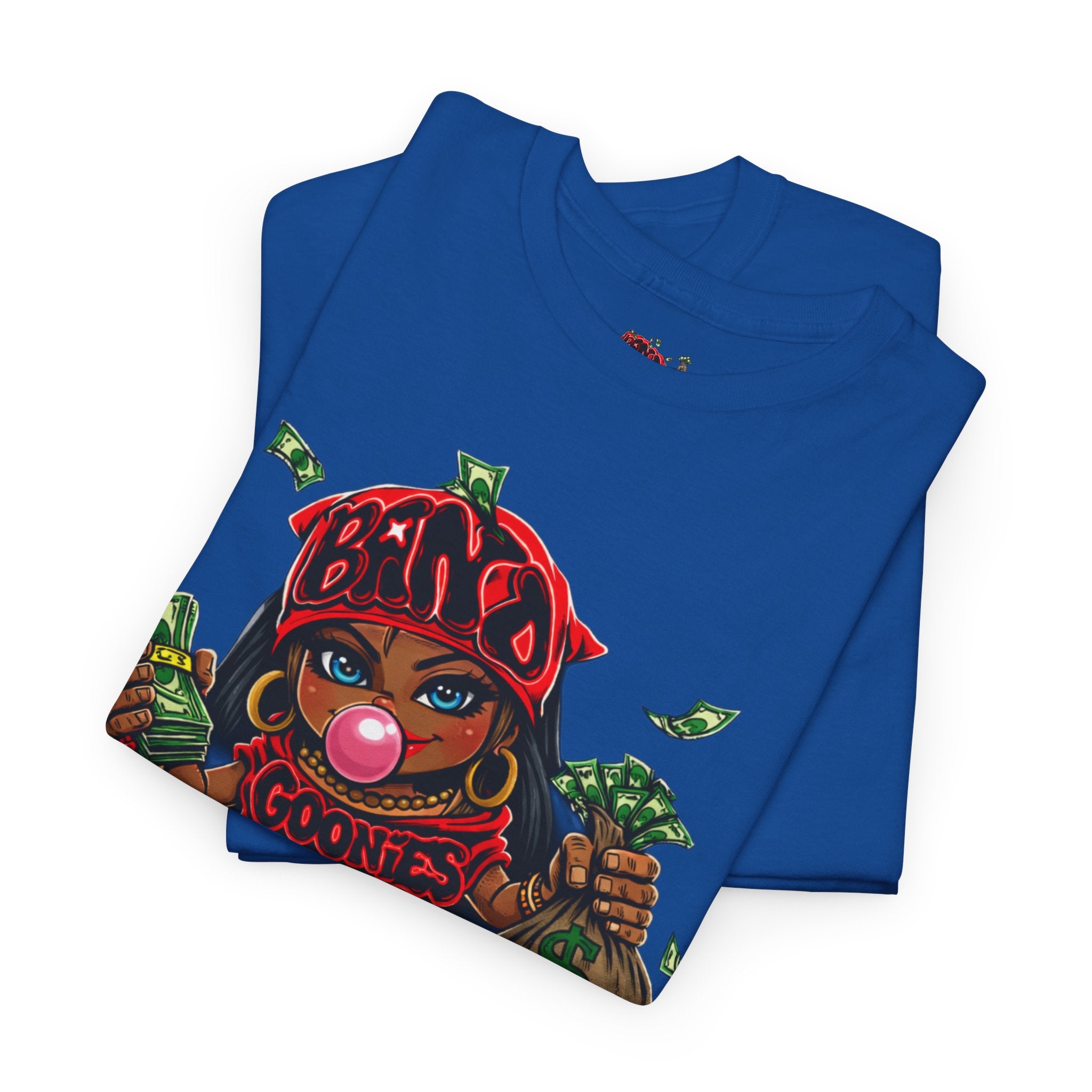 Heavy Cotton T-Shirt | Girl Goonie "Bubblegum Girl"