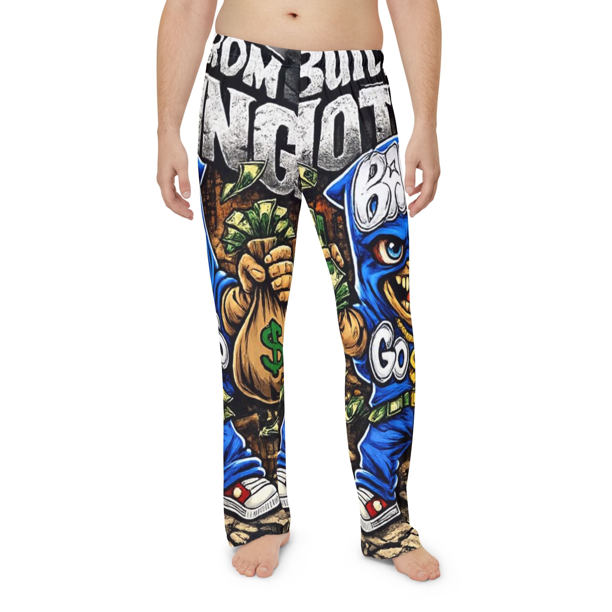 Men's Pajama Pants | Blue Goonie "Built from Nothing"