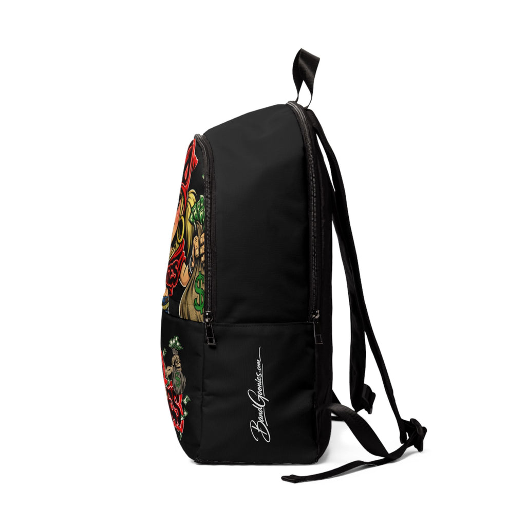 Fabric Backpack | Red Girl Goonie