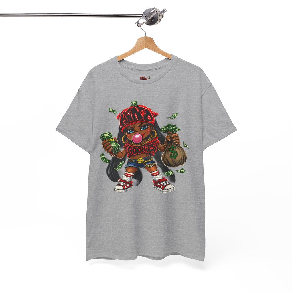 Heavy Cotton T-Shirt | Girl Goonie "Bubblegum Girl"