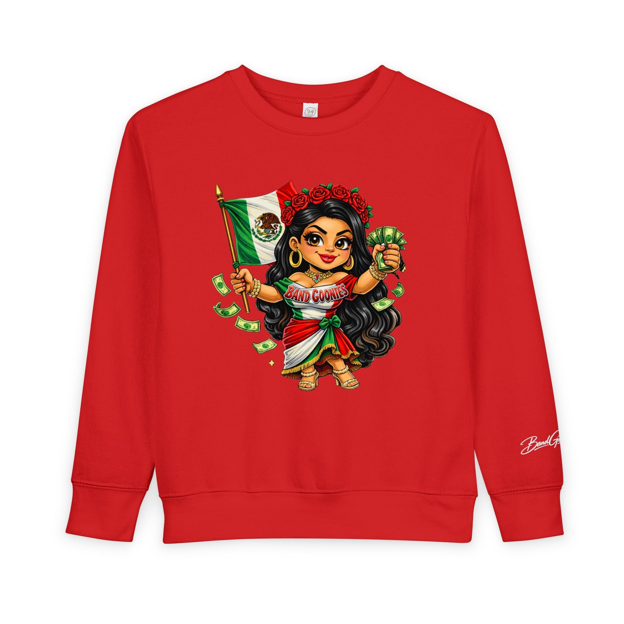 Toddler Sweatshirt | Mexico Girl Goonie