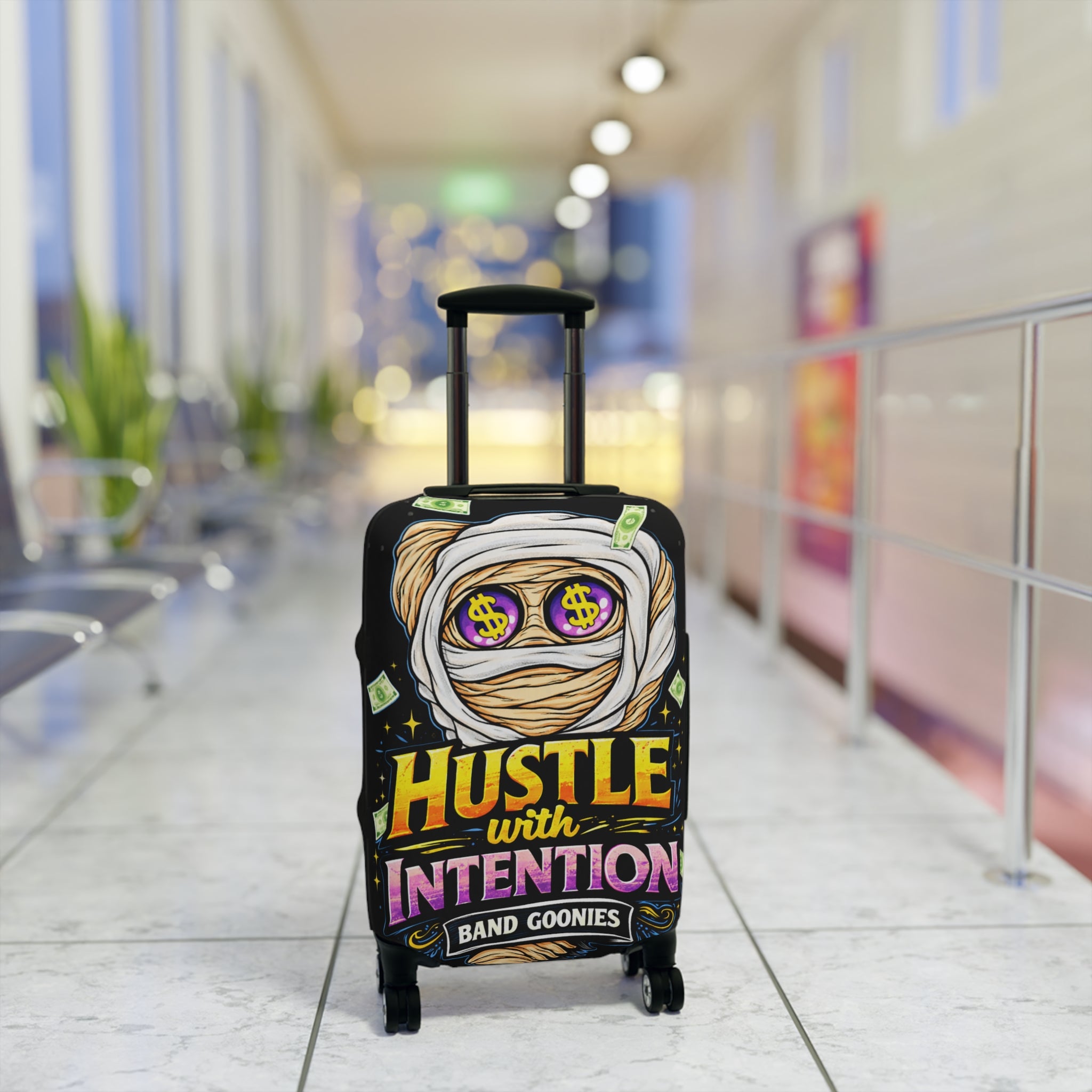 Luggage Cover | OG Goonie "Hustle with Intention"