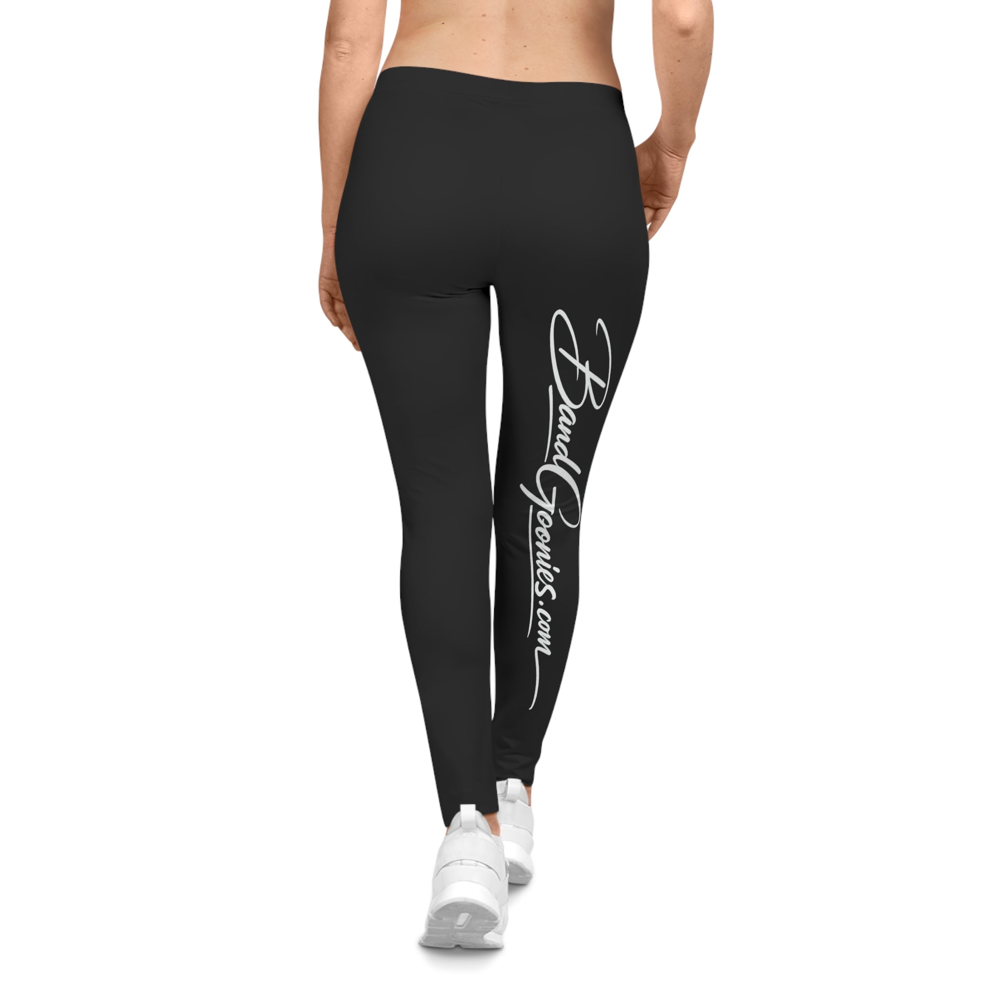 Women's Casual Leggings (Black) | Band Goonie Branded