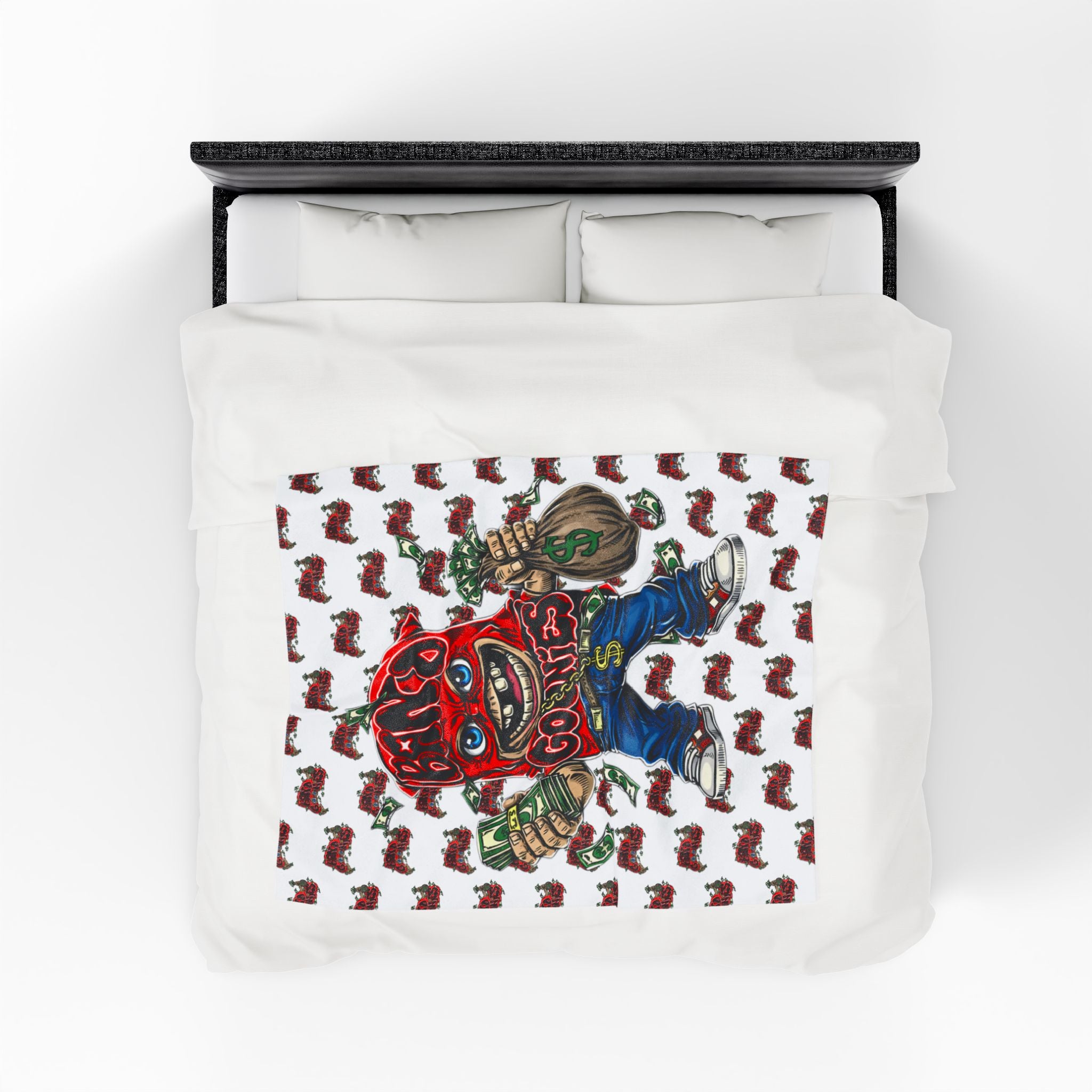 Velveteen Plush Blanket | Red Goonie