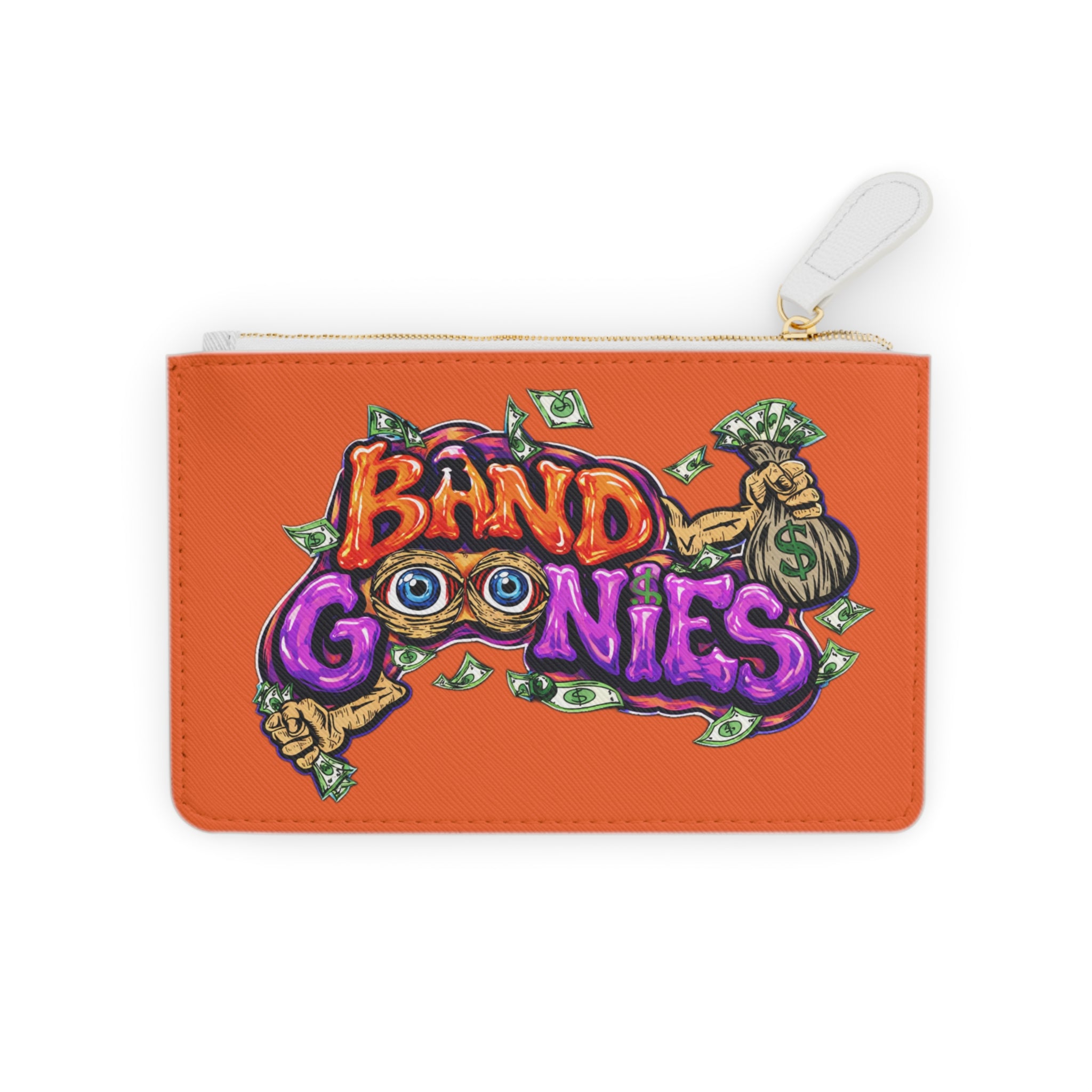 Mini Clutch Bag | Orange & Purple Band Goonies