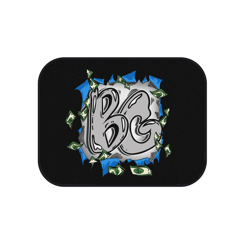 Car Mats (Set of 4) | Blue & Black