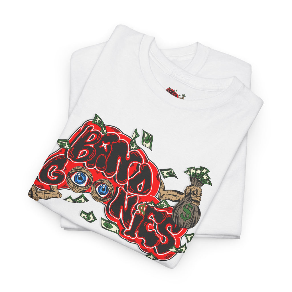 Heavy Cotton T-Shirt | White & Red