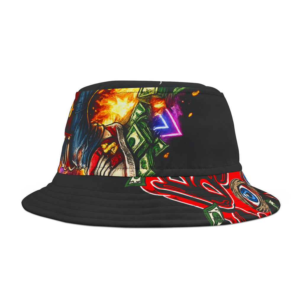 Bucket Hat "Feud & fire" Red Goonie