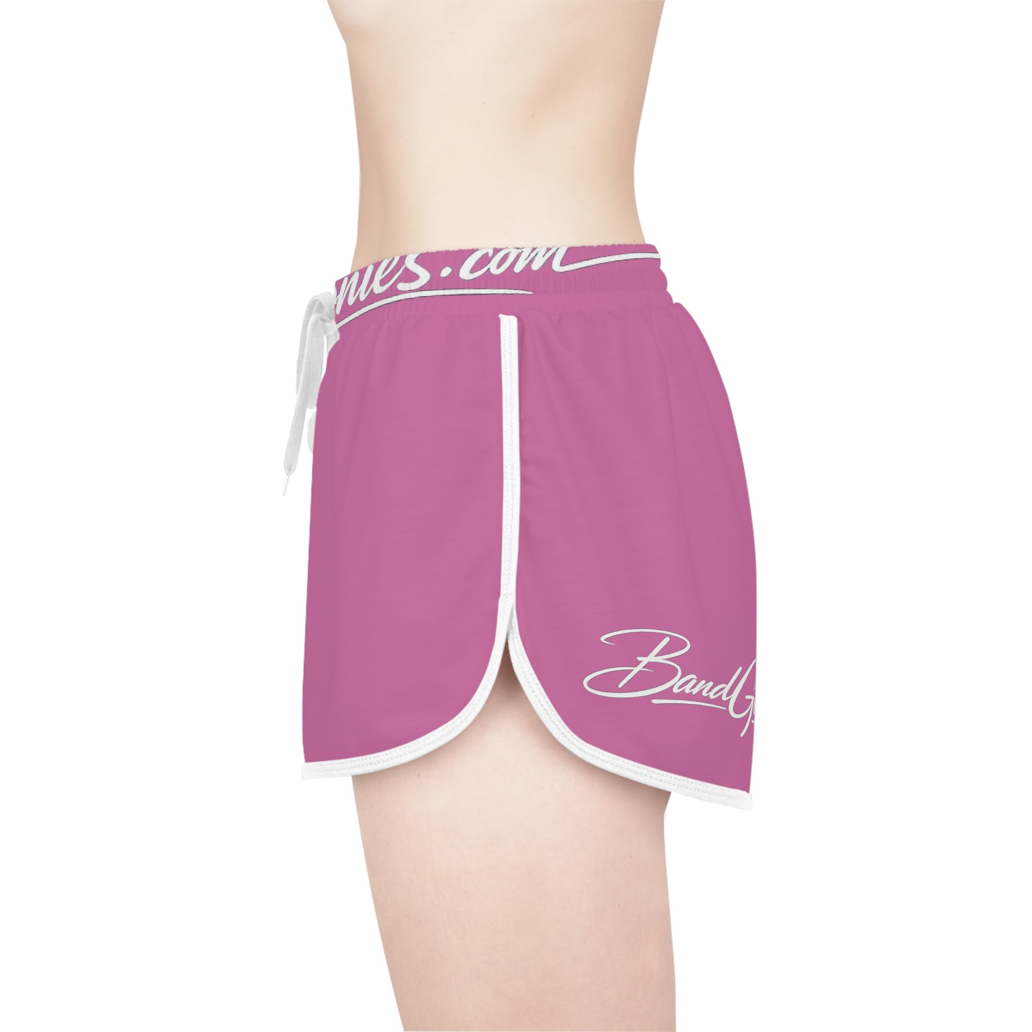 Women's Relaxed Shorts (Pink) | Band Goonies Branded