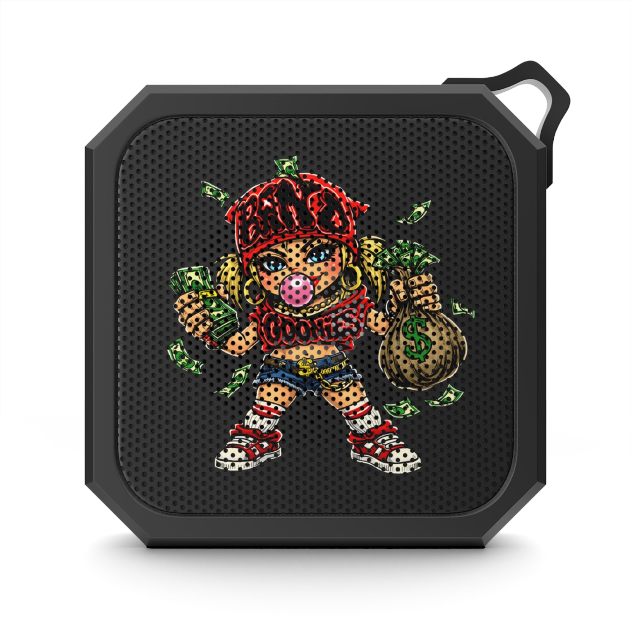 Outdoor Bluetooth Speaker with Clip | Girl Goonie