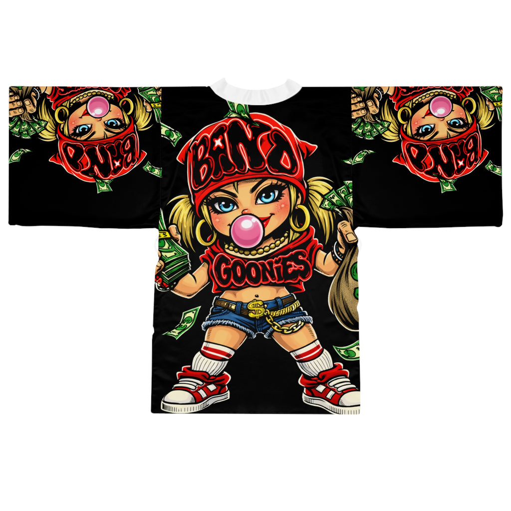 Long Sleeve Robe | Goonie Girl | Red & Black