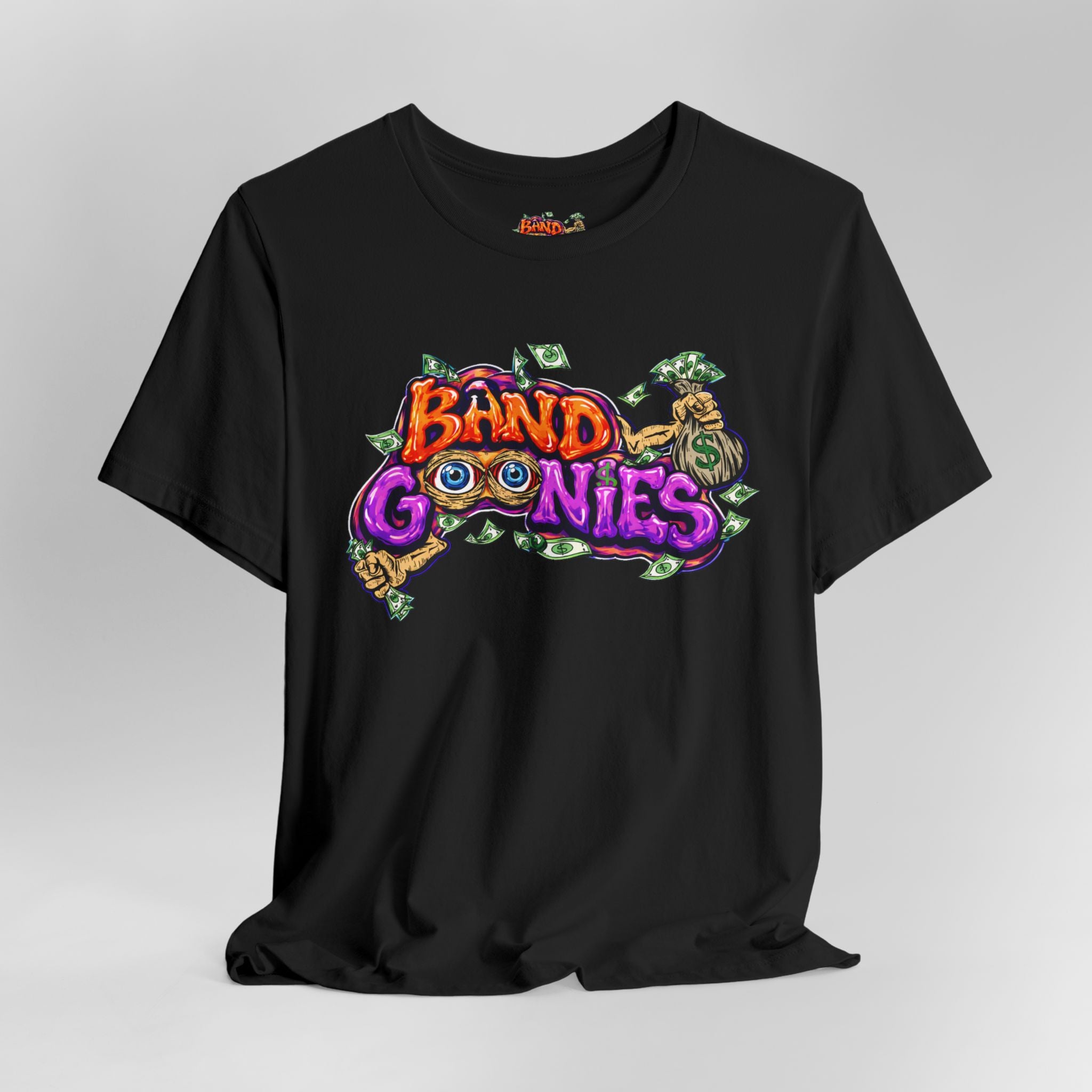 Unisex Jersey Short Sleeve T-Shirt | Orange & Purple Band Goonies