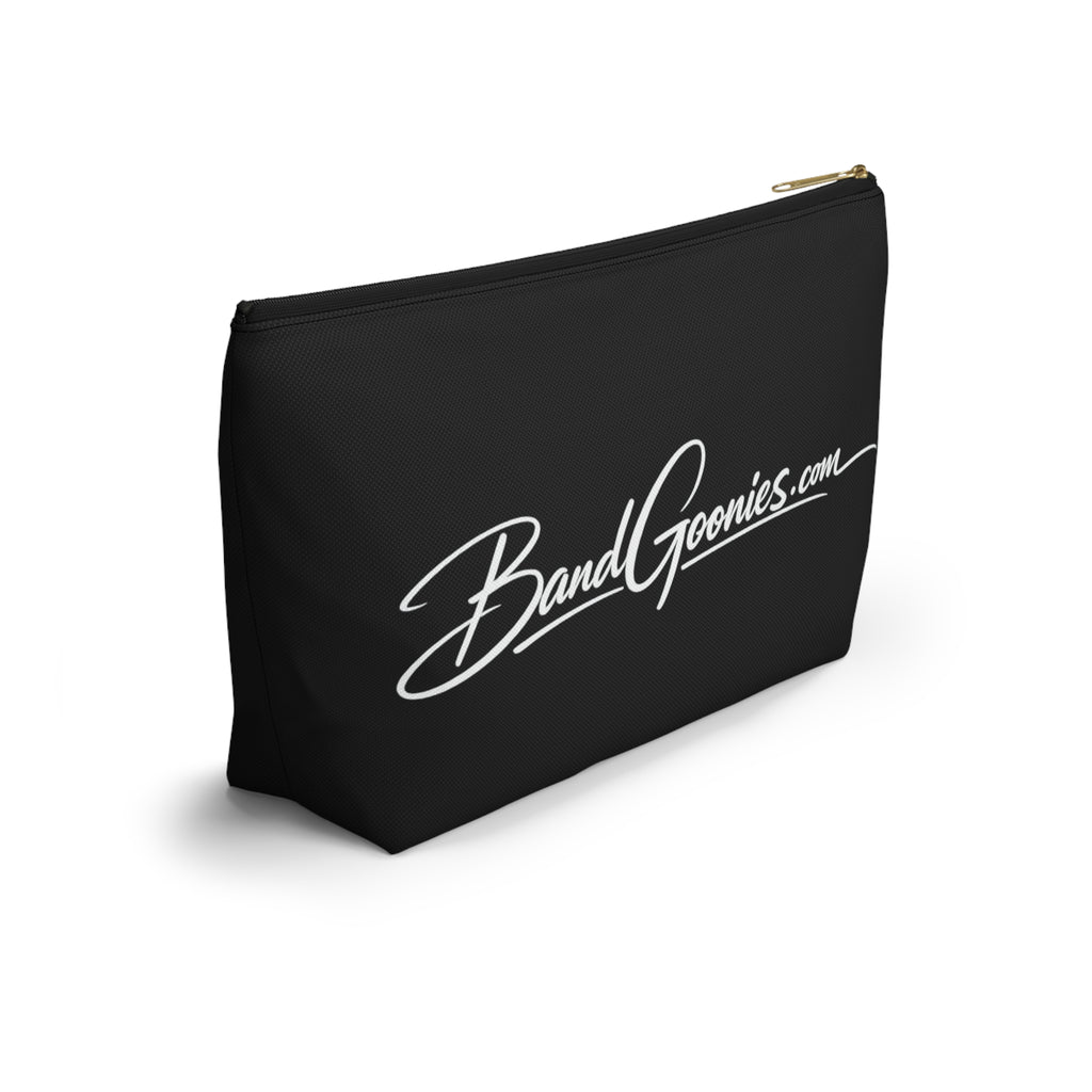 Accessory Pouch w T-bottom | Pink & Teal Girl Goonie "Hustle over Hype"