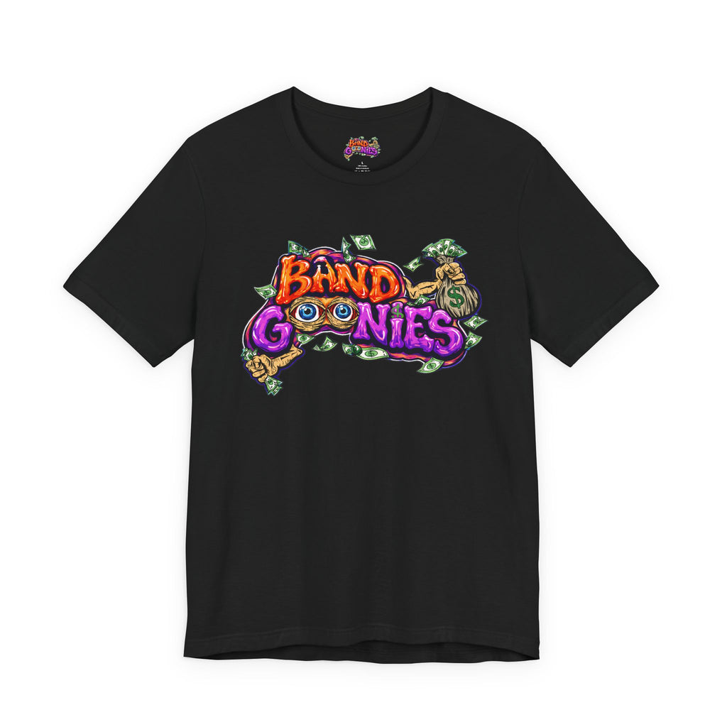 Unisex Jersey Short Sleeve T-Shirt | Orange & Purple Band Goonies