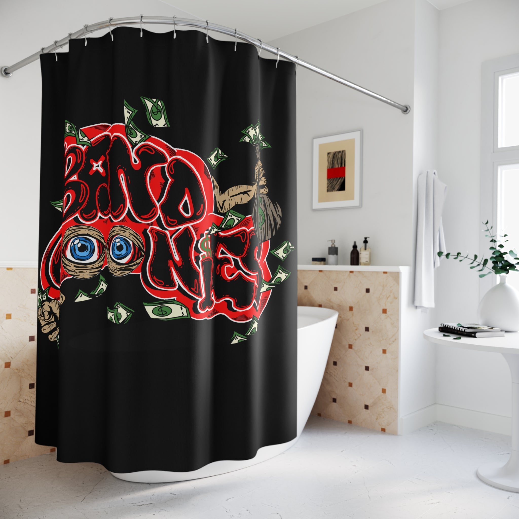 Bathroom Shower Curtain | Red Band Goonies