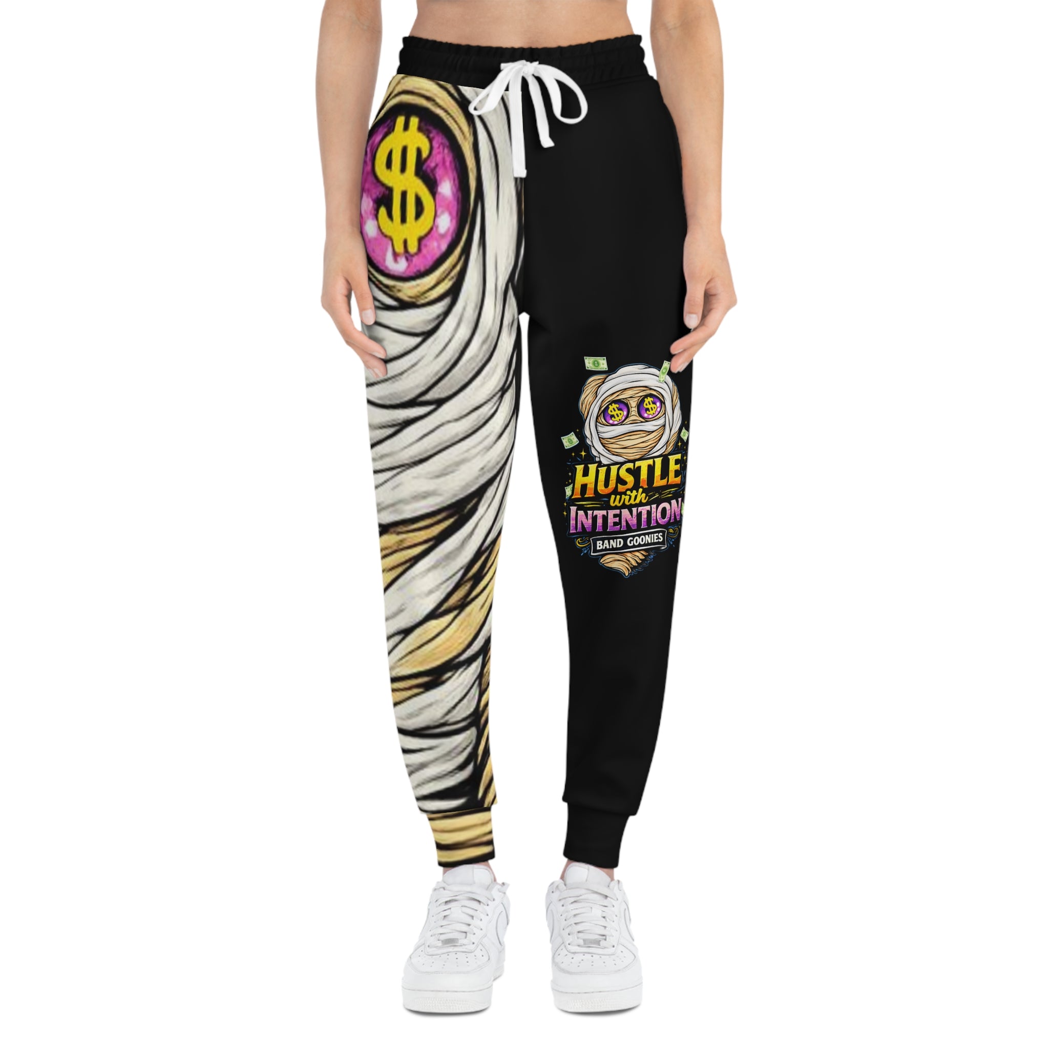 Athletic Joggers (Black) | OG Goonie "Hustle with Intention"