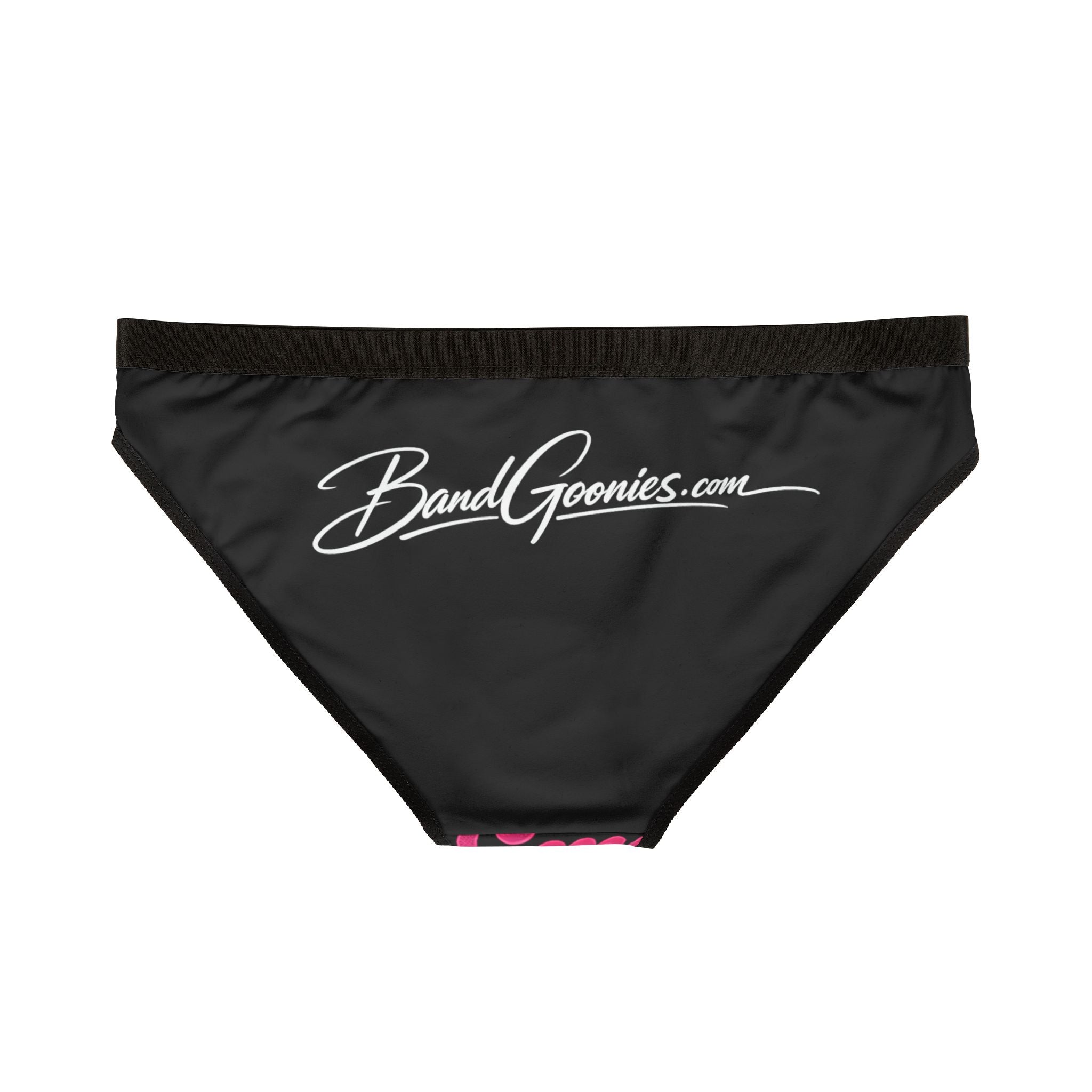 Women's Underwear (Black) | Pink & Teal Girl Goonie "Hustle over Hype"