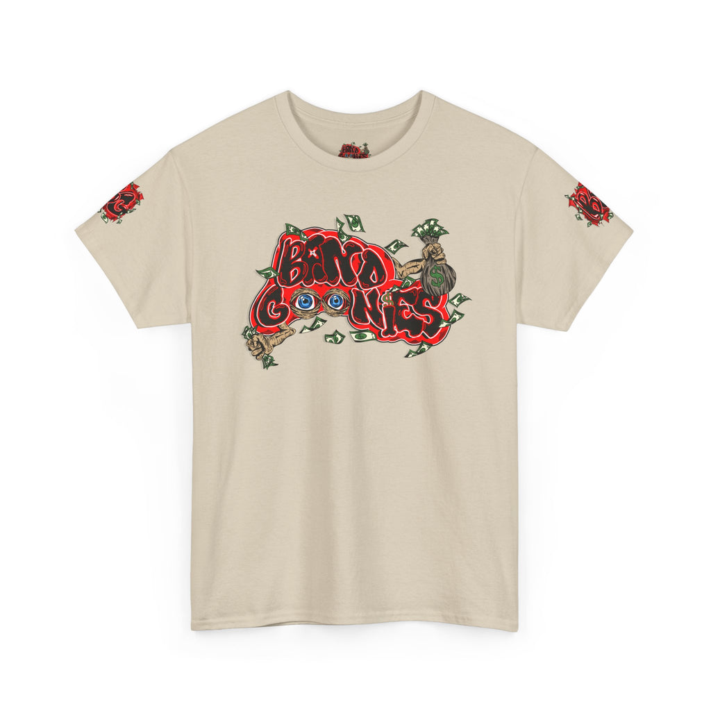 Heavy Cotton T-Shirt | White & Red