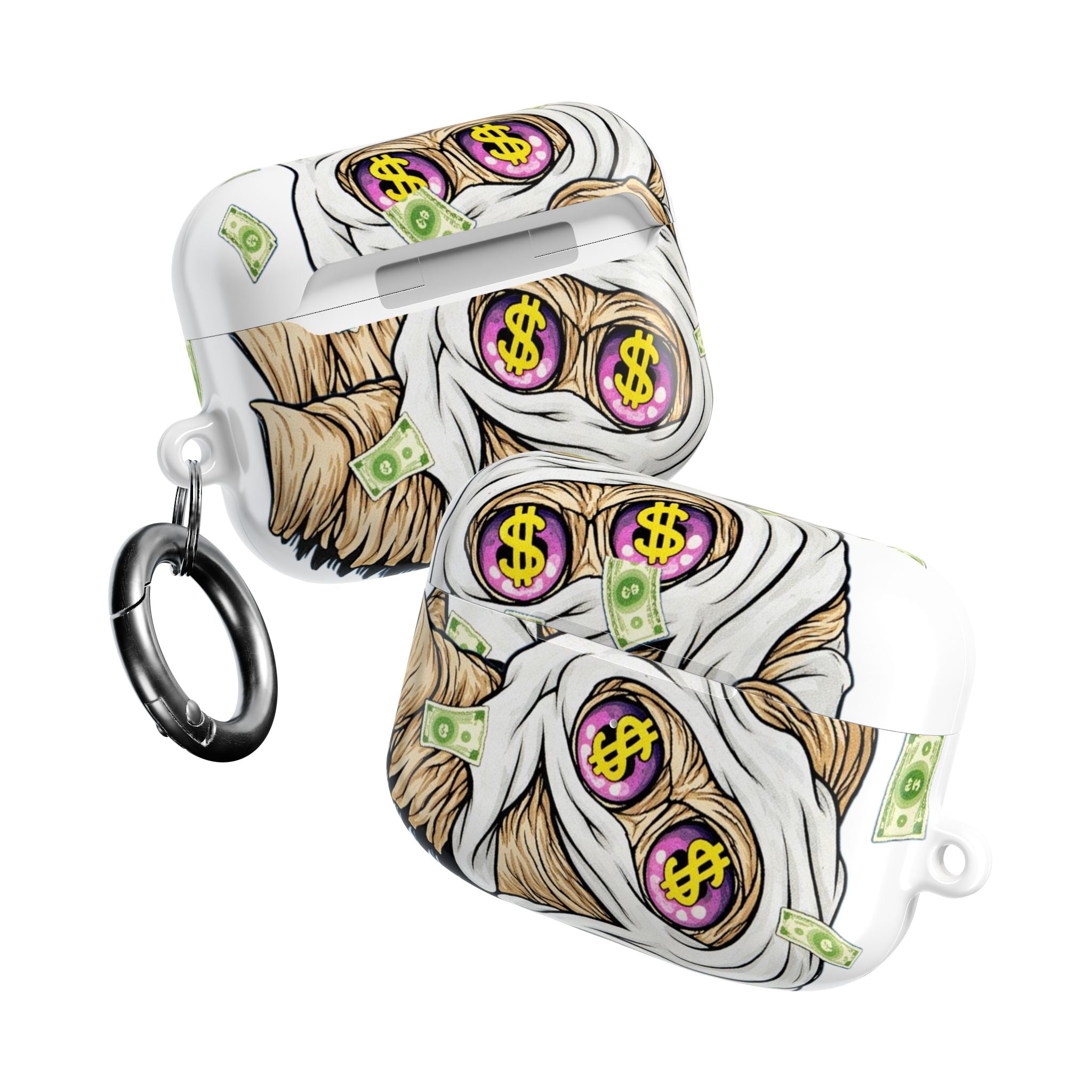 Air Pod Case with Carabiner