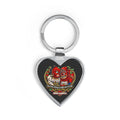 Heart Keychain | Red Goonie Couple "A Journey of a Thousand Miles Begins with a Single Step"
