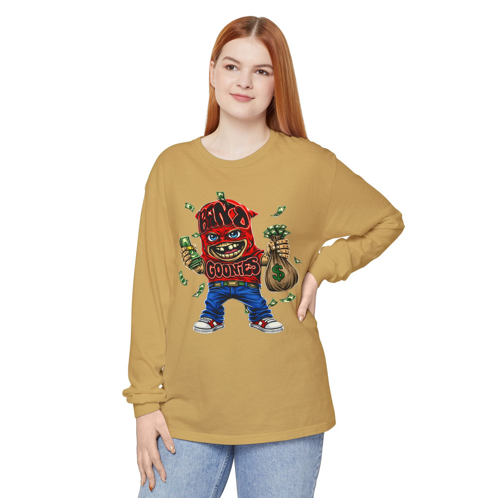 Garment-Dyed Long Sleeve T-Shirt | Red Band Goonie