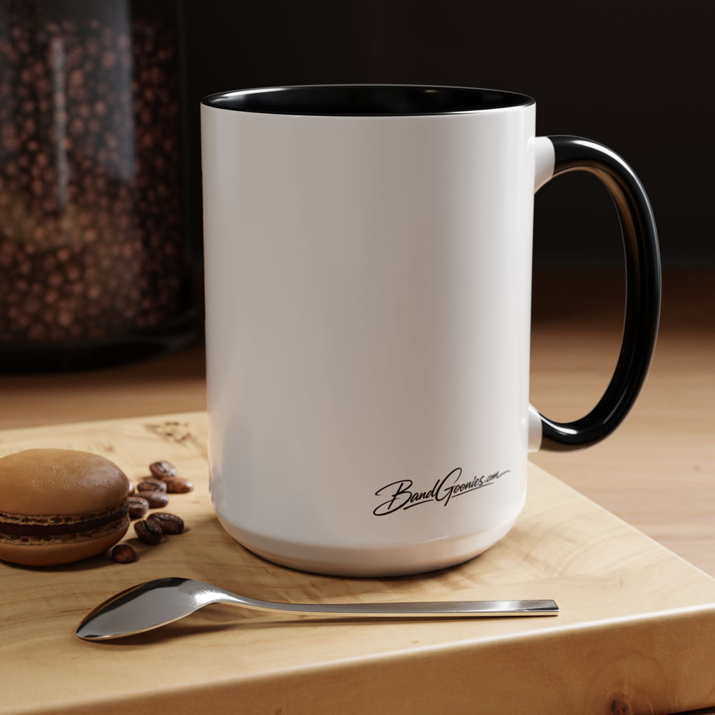 Accent Coffee Mug (15oz) | Red Goonie Couple "A Journey of a Thousand Miles Begins with a Single Step"