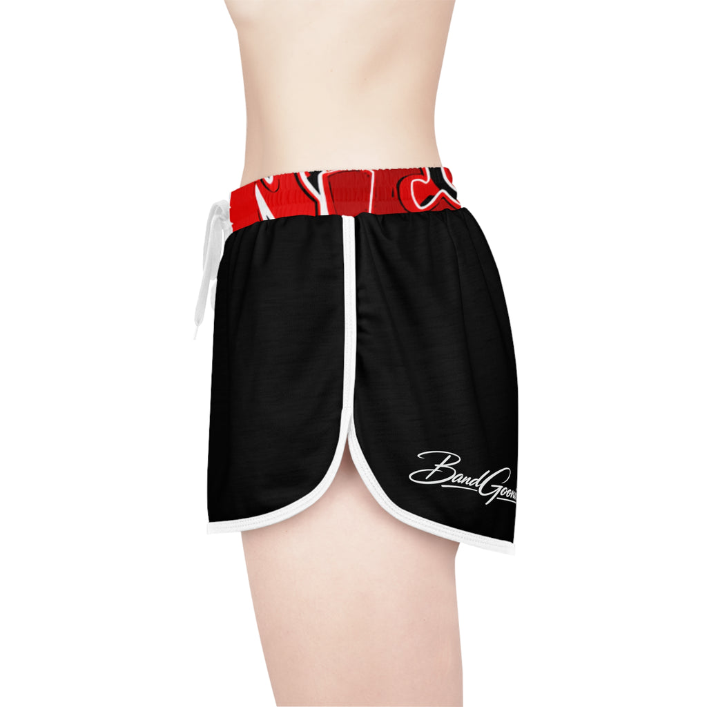 Women's Relaxed Shorts (Black) | Mexico Band Goonies