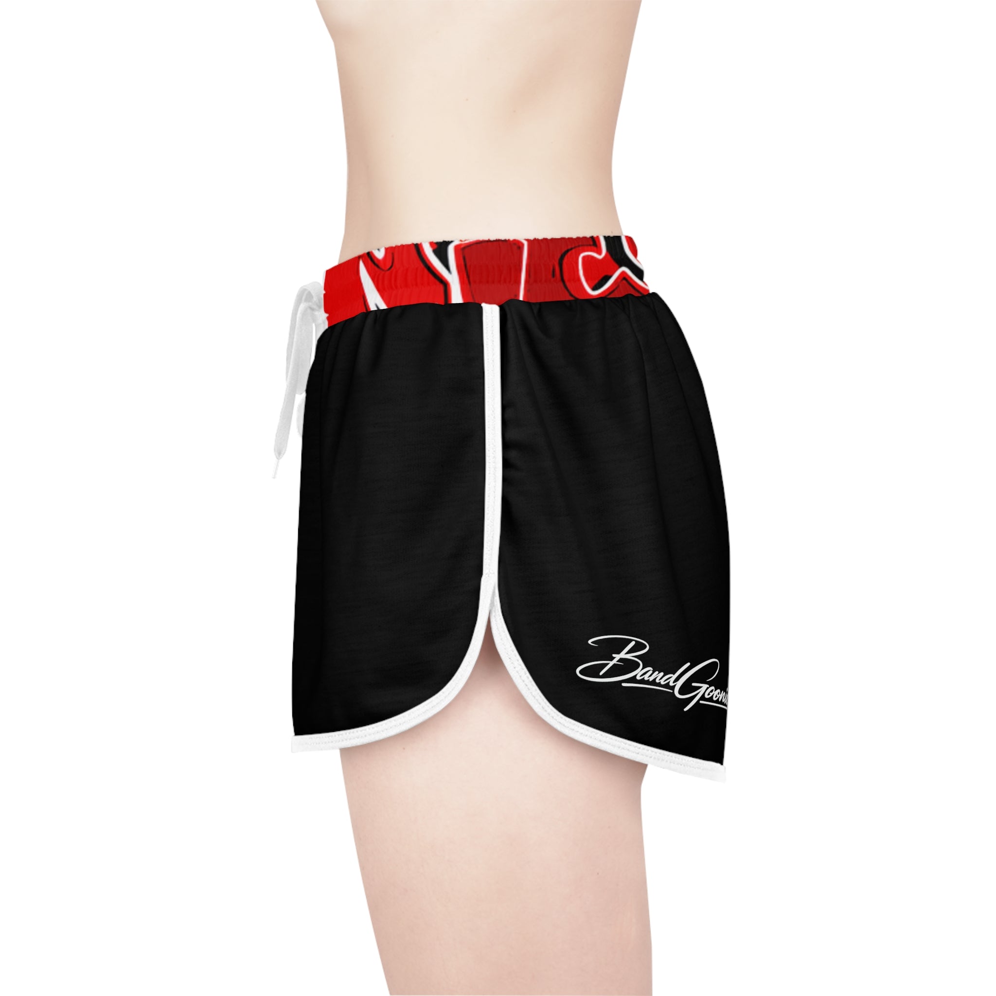 Women's Relaxed Shorts (Black) | Mexico Band Goonies