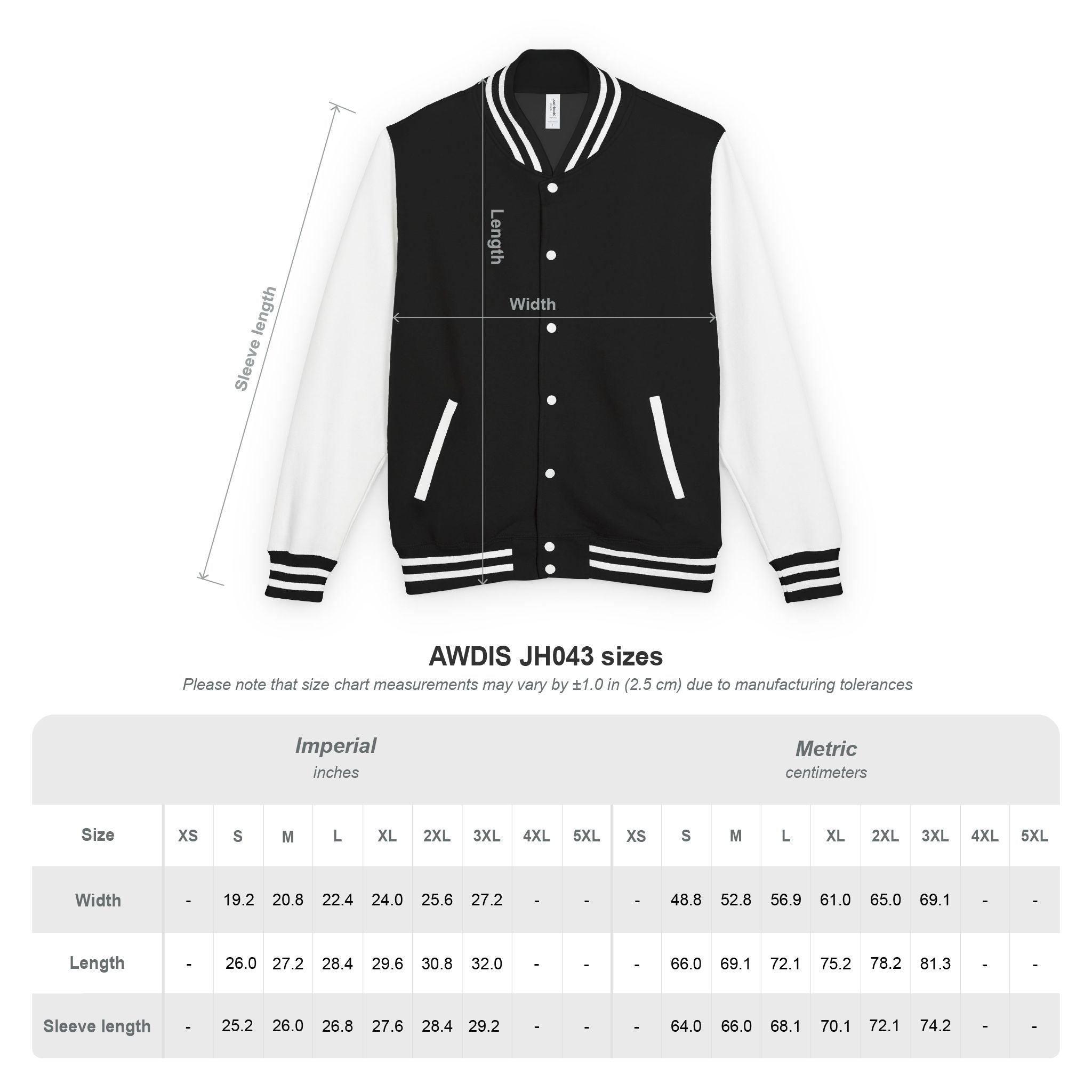 Blue Band Goonies Unisex Heavyweight Letterman Jacket