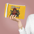 Clutch Bag | Red Girl Goonie "Blessed, Not Lucky"