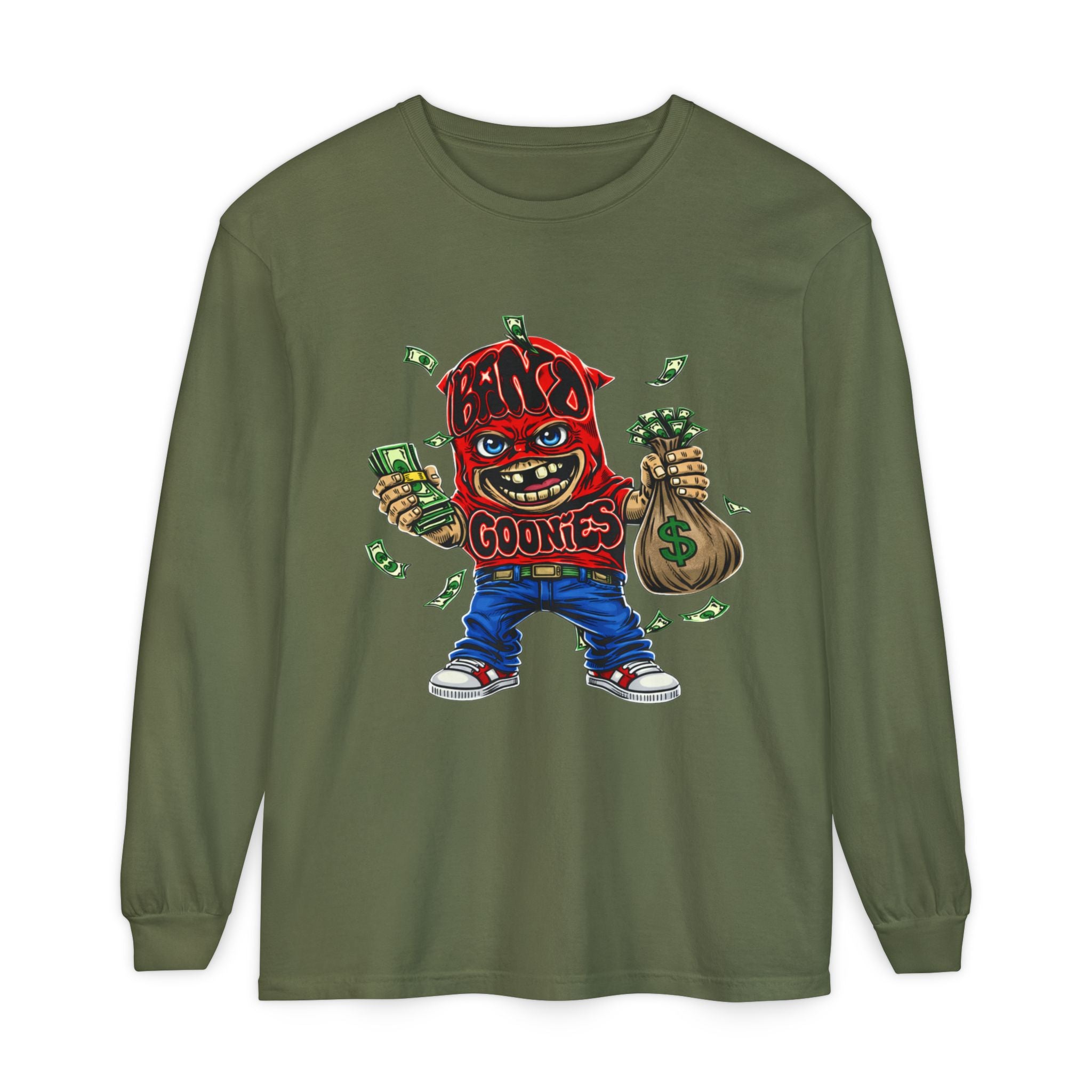 Unisex Garment-dyed Long Sleeve T-Shirt