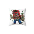 Spun Polyester Square Pillow | Red Goonie
