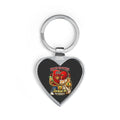 Heart Keychain | Red Goonie Couple "Locked in, No Parole"