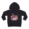 Toddler Pullover Fleece Hoodie | Pink & Purple BG Babies "Sunroofs & Starbucks"