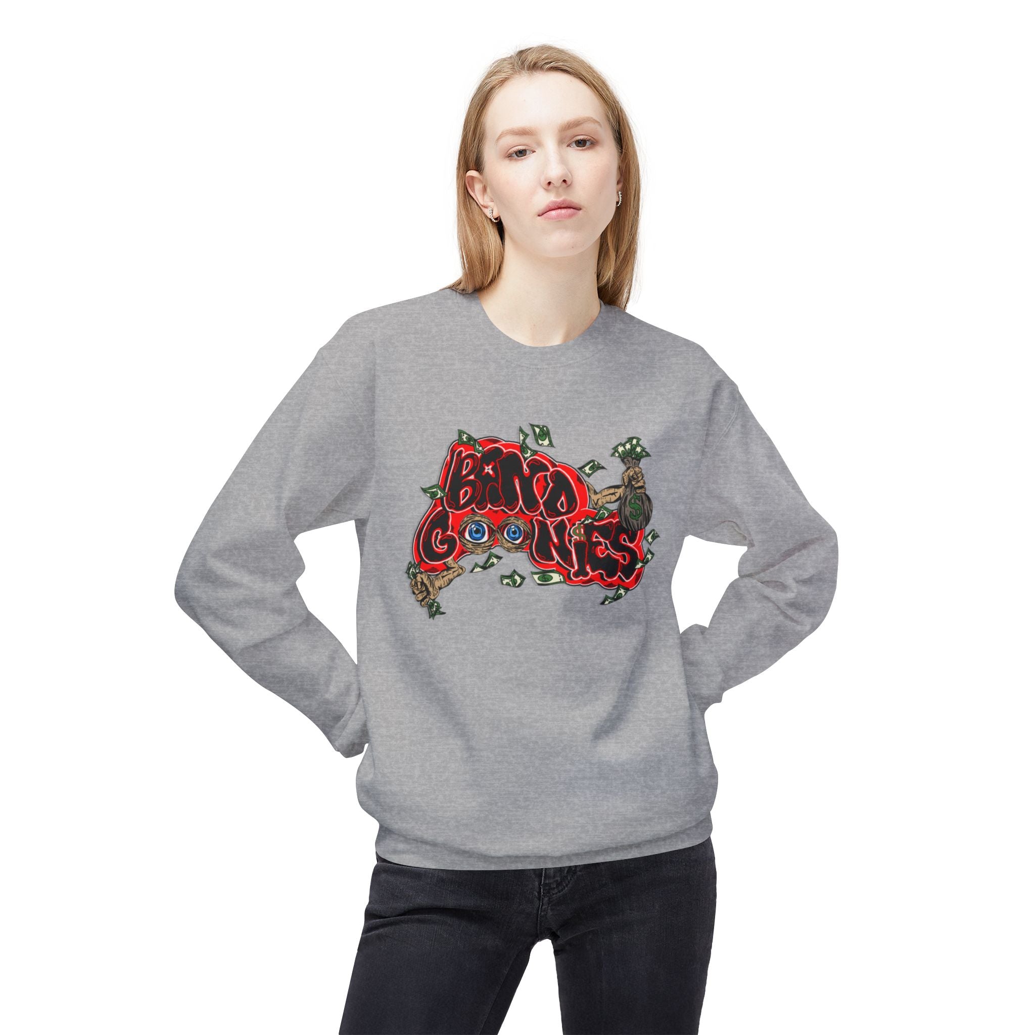 Midweight Soft Style Fleece Crewneck Sweatshirt
