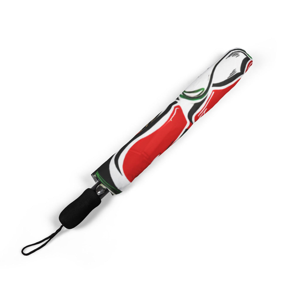 Semi-Automatic Foldable Umbrella (Black) | Mexico Band Goonies