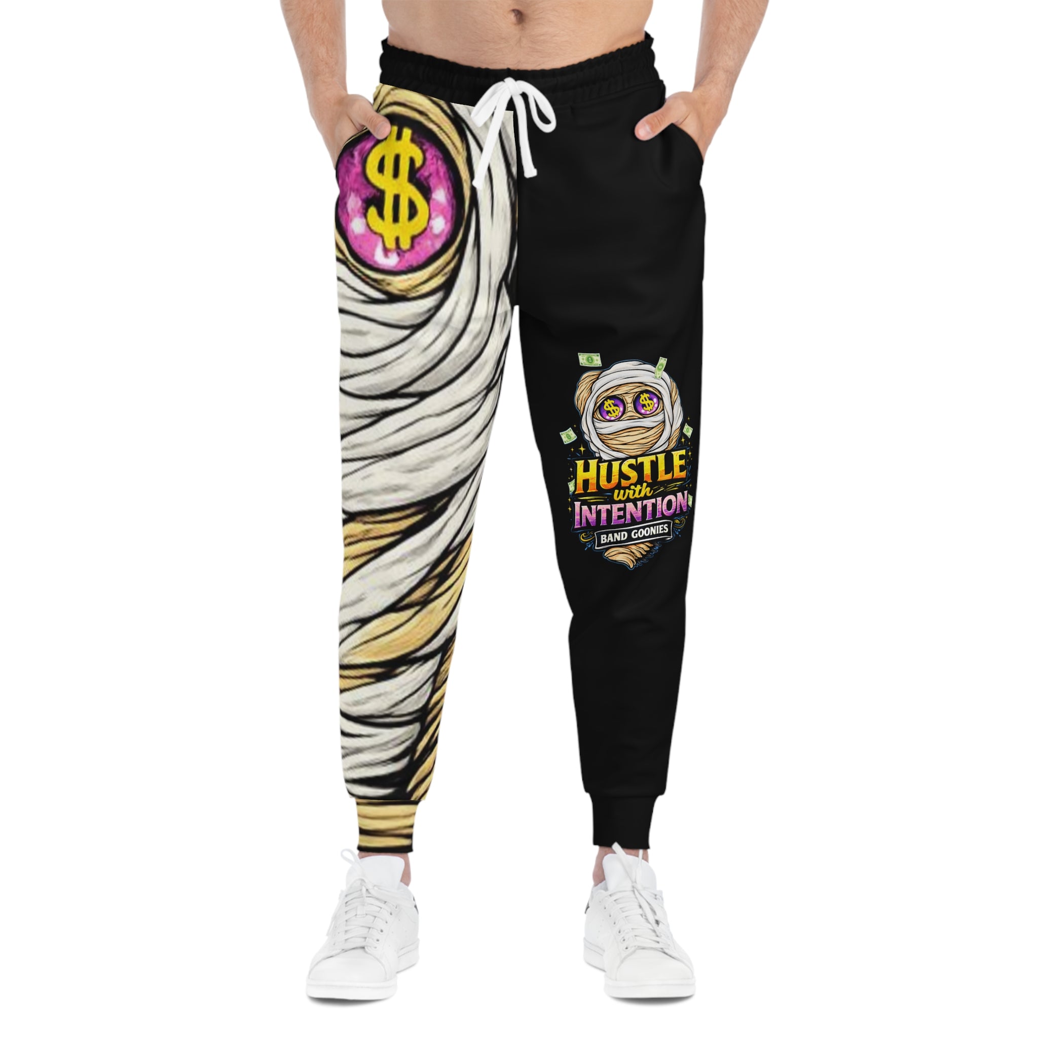 Athletic Joggers (Black) | OG Goonie "Hustle with Intention"