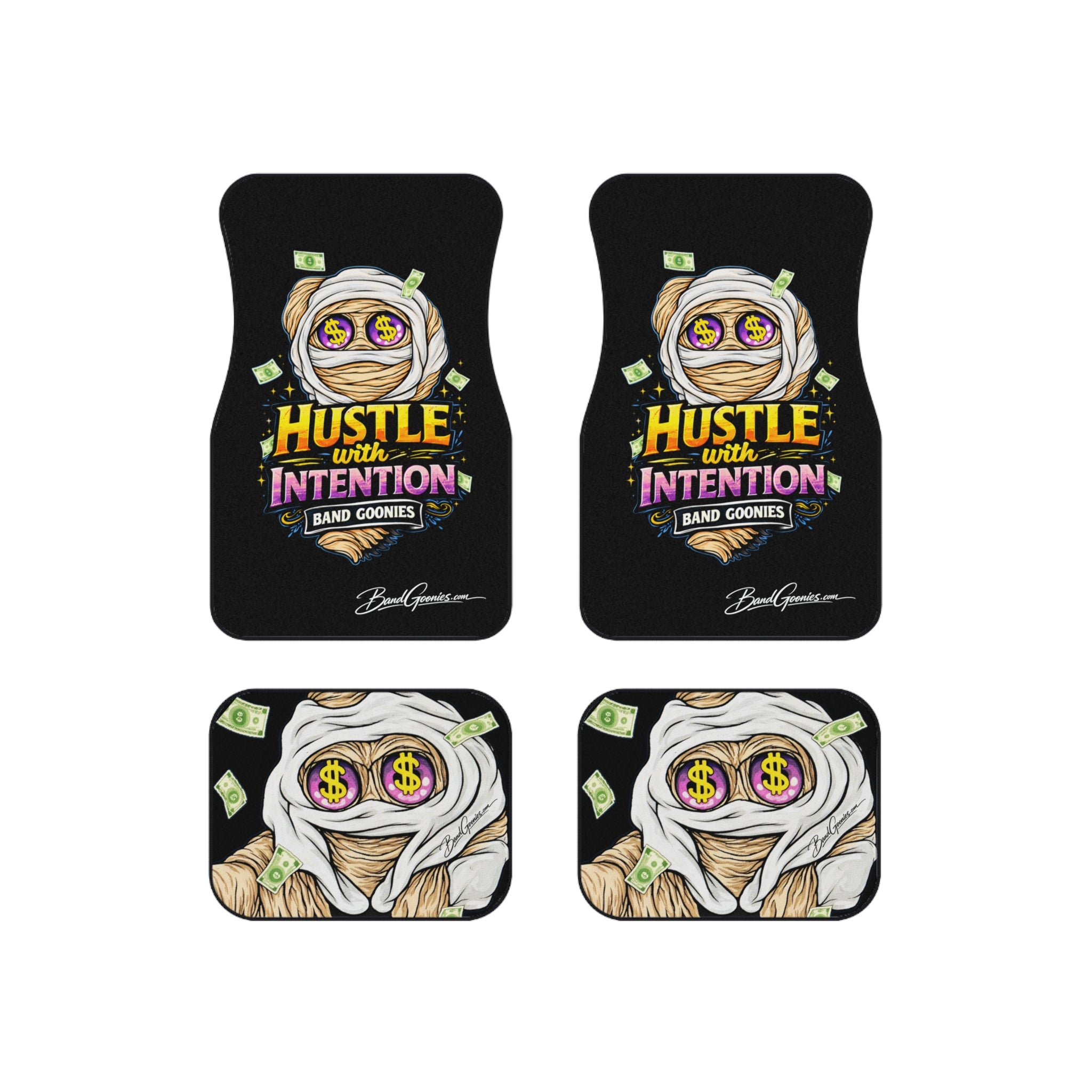 Car Mats (Set of 4) | OG Goonie "Hustle with Intention"